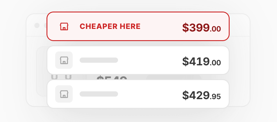 See where Zyft finds it cheapest